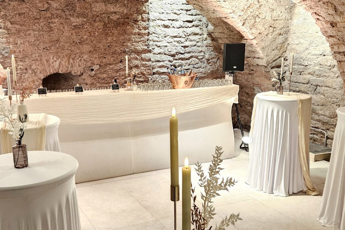 Sektempfang im Alten Gewölbekeller Reutlingen