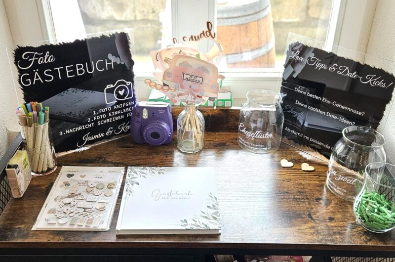 Gästebuch und Polaroid Alter Gewölbekeller Reutlingen Hochzeitslocation