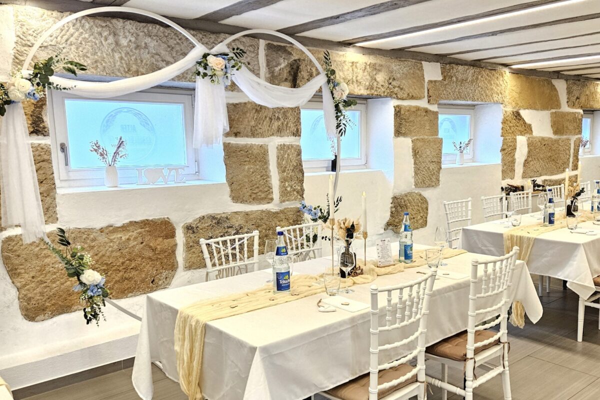 Hochzeit feiern im Alten Gewölbekeller Reutlingen