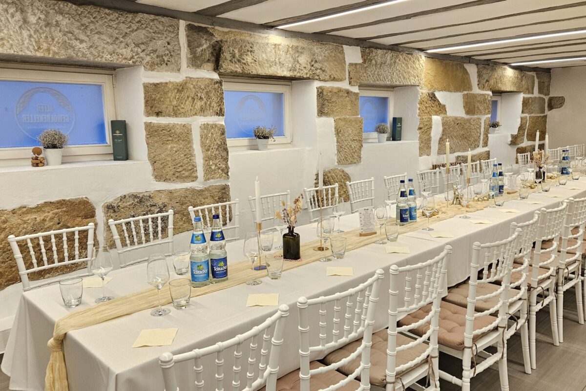 Geburtstagsfeier Fachwerkstube im Alten Gewölbekeller Reutlingen