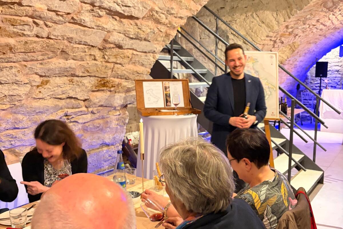Florian Kalkbrenner Weintasting Genusshochzwei