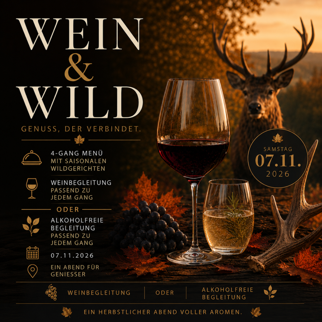 Wein & Wild mit Genusshochzwei und Gastwerk
